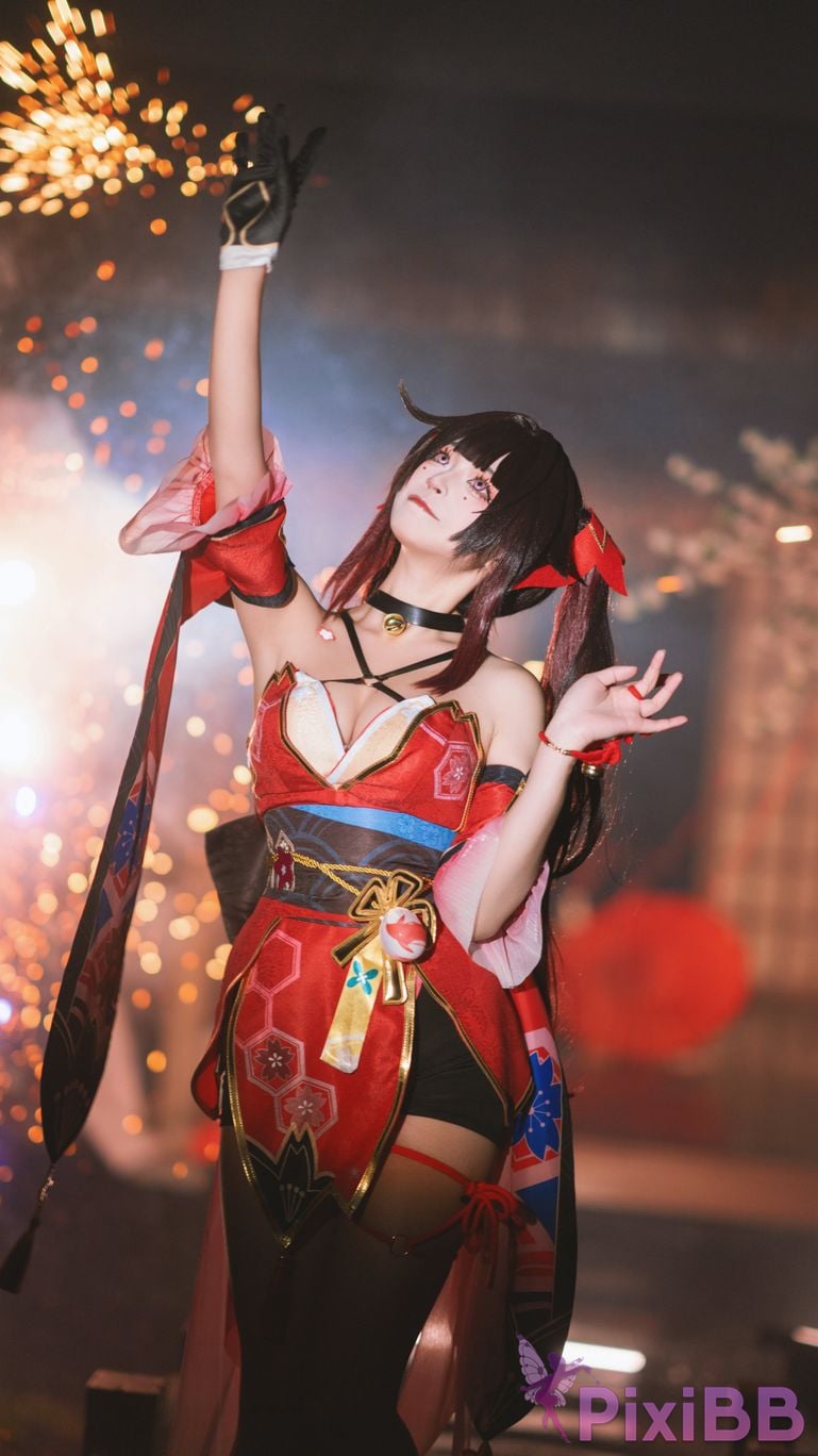 Cosplay Ranran Not Sweet V Collapse Star Dome Railway Fireworks PixiBB.COM 042