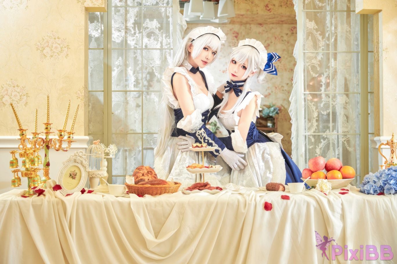 Cosplayer Minamoto Saki meow judah Yuta azur lane Belfast PixiBB.COM 002