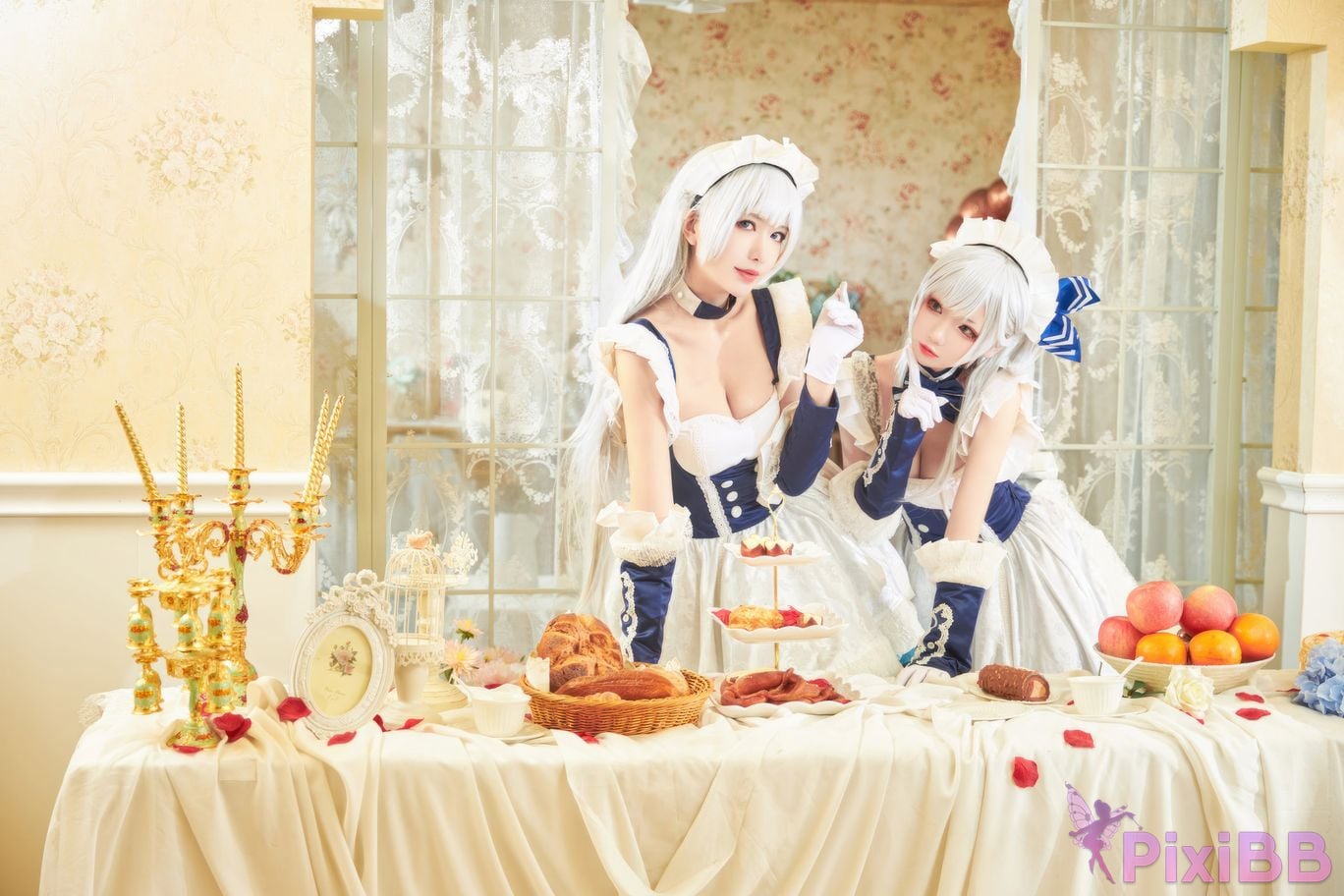 Cosplayer Minamoto Saki meow judah Yuta azur lane Belfast PixiBB.COM 003