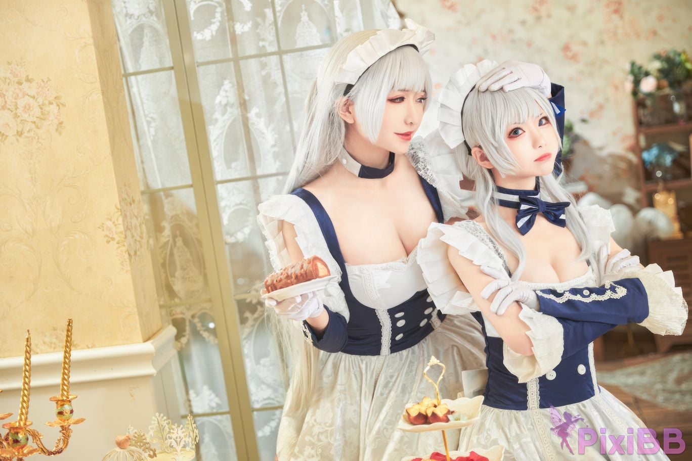 Cosplayer Minamoto Saki meow judah Yuta azur lane Belfast PixiBB.COM 006