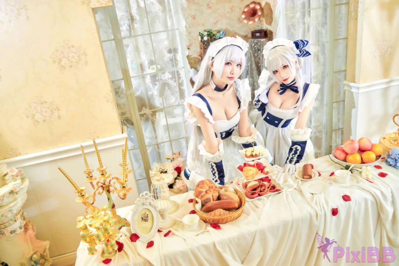 Cosplayer Minamoto Saki meow judah Yuta azur lane Belfast PixiBB.COM 007