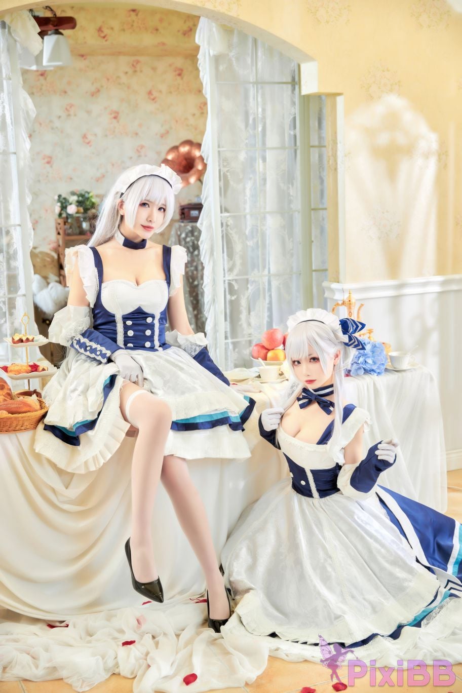 Cosplayer Minamoto Saki meow judah Yuta azur lane Belfast PixiBB.COM 008