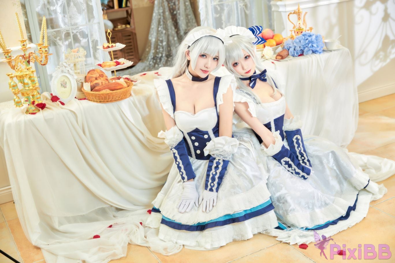 Cosplayer Minamoto Saki meow judah Yuta azur lane Belfast PixiBB.COM 010