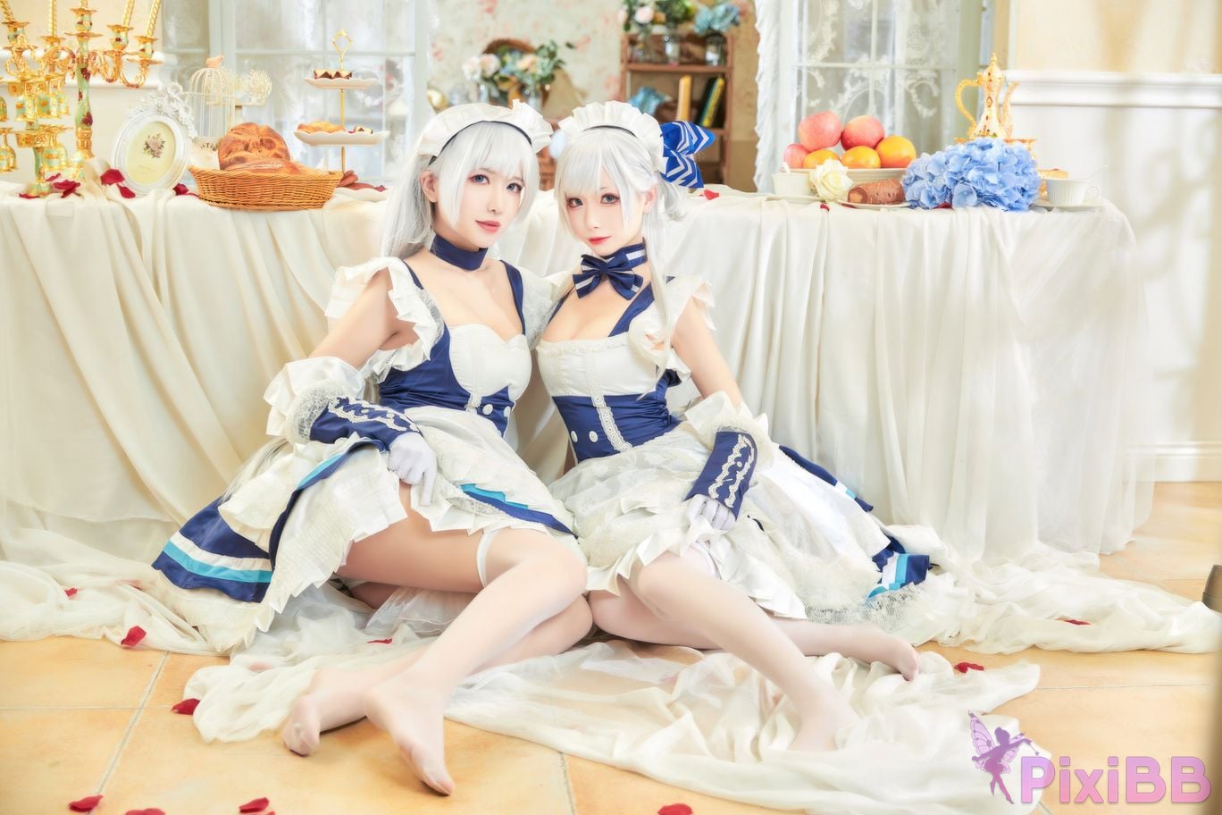 Cosplayer Minamoto Saki meow judah Yuta azur lane Belfast PixiBB.COM 011