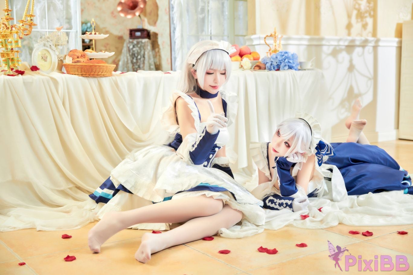 Cosplayer Minamoto Saki meow judah Yuta azur lane Belfast PixiBB.COM 014