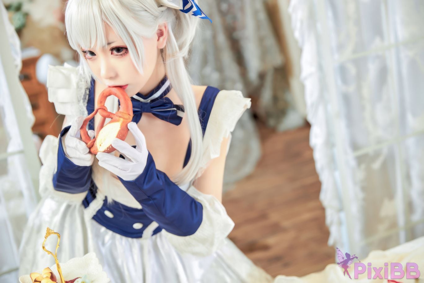 Cosplayer Minamoto Saki meow judah Yuta azur lane Belfast PixiBB.COM 016