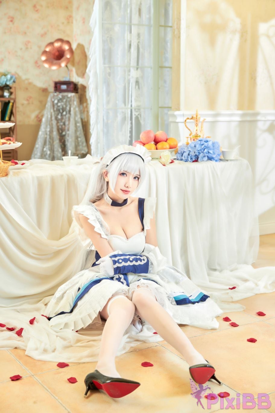Cosplayer Minamoto Saki meow judah Yuta azur lane Belfast PixiBB.COM 018