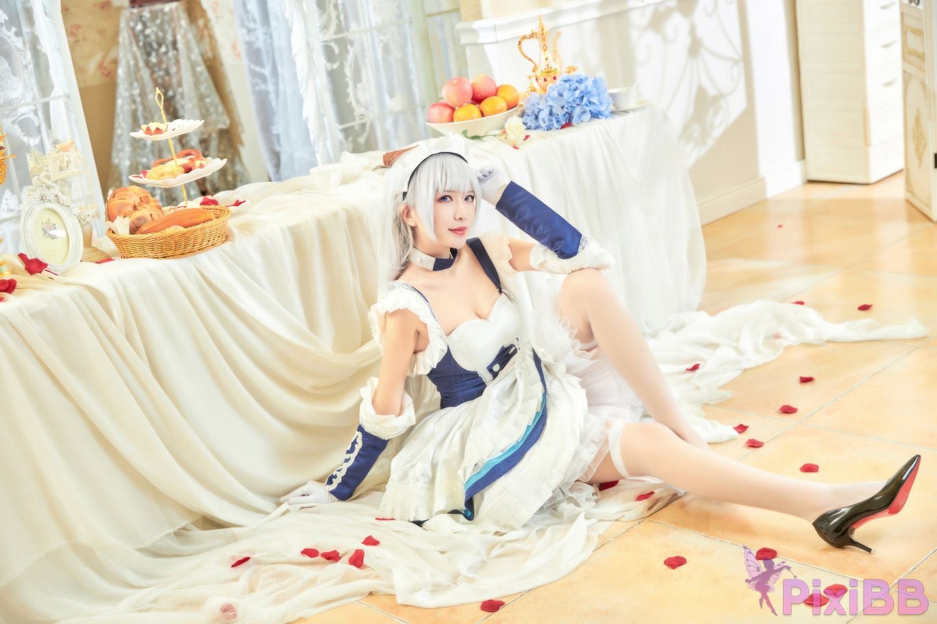 Cosplayer Minamoto Saki meow judah Yuta azur lane Belfast PixiBB.COM 019