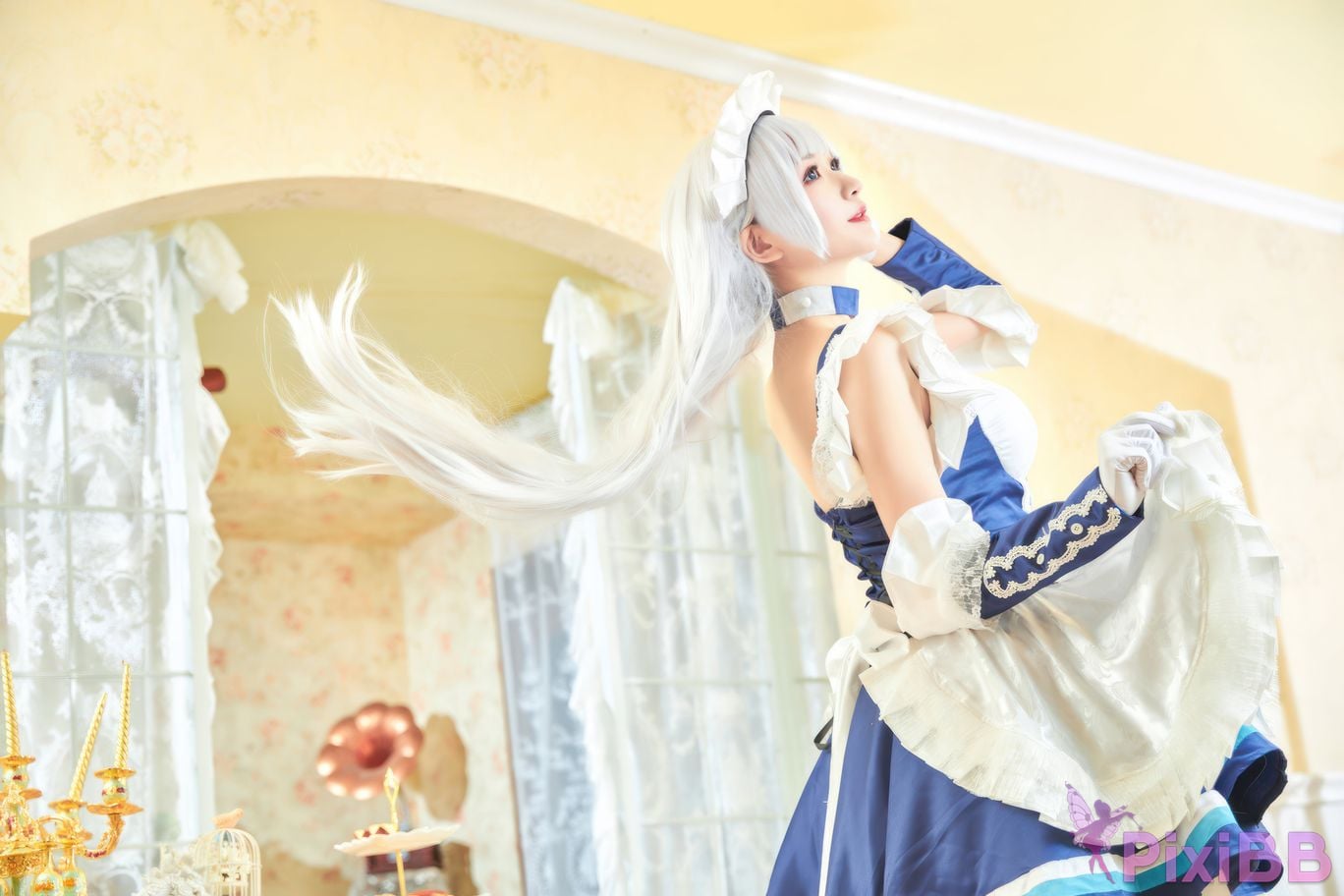 Cosplayer Minamoto Saki meow judah Yuta azur lane Belfast PixiBB.COM 022