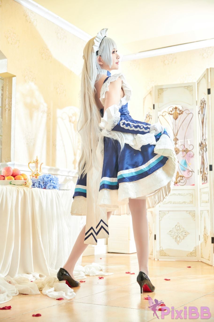 Cosplayer Minamoto Saki meow judah Yuta azur lane Belfast PixiBB.COM 023