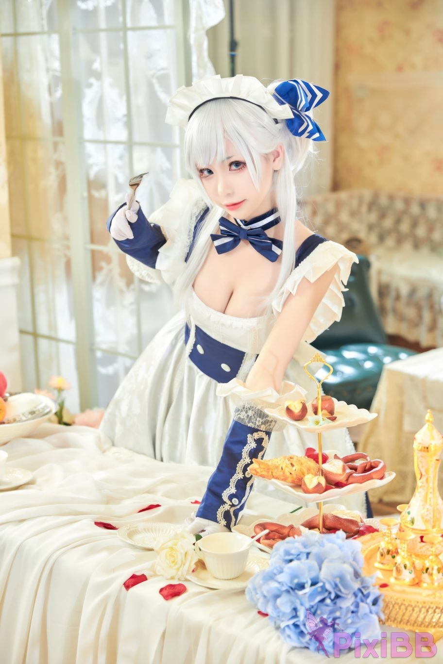 Cosplayer Minamoto Saki meow judah Yuta azur lane Belfast PixiBB.COM 027