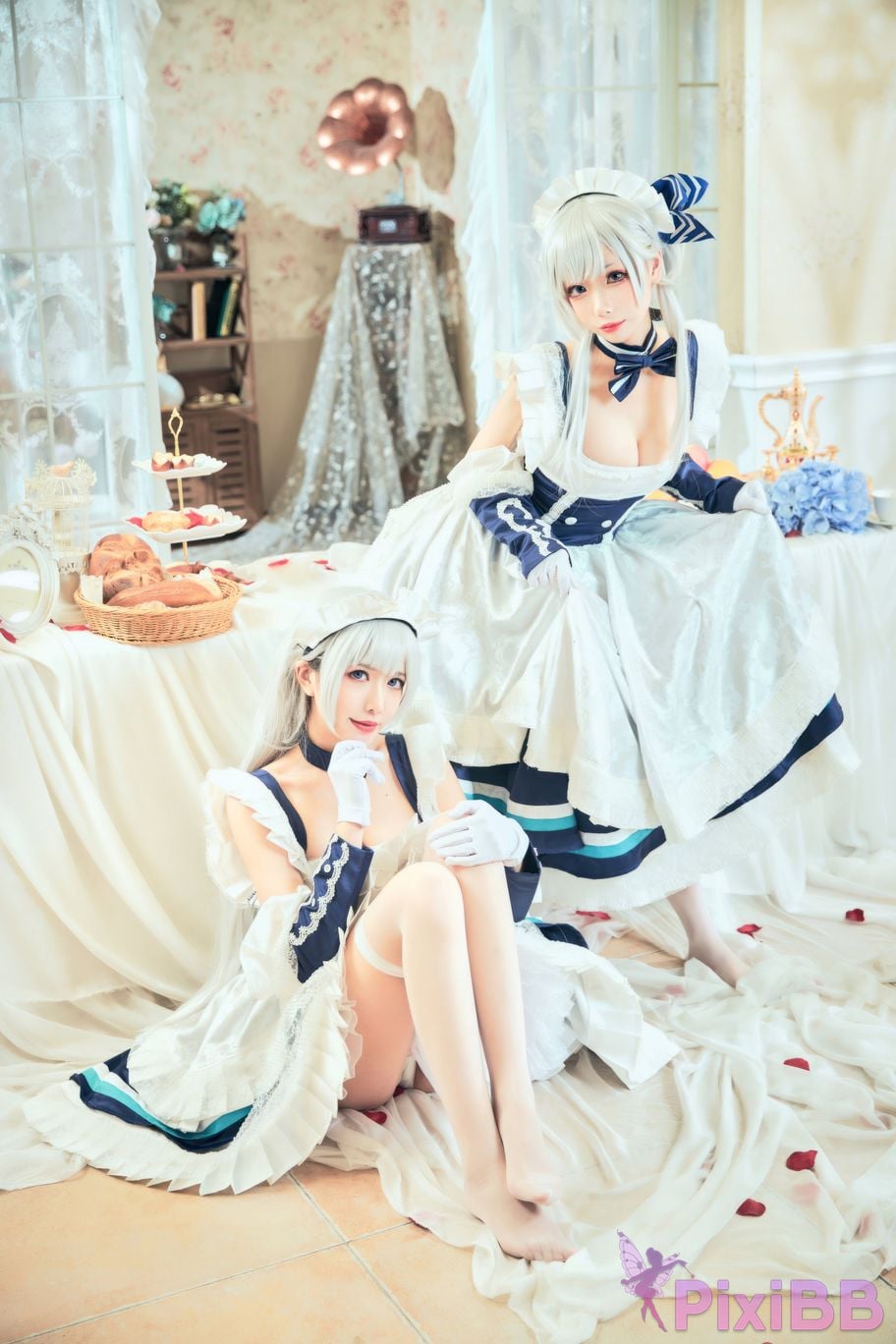 Cosplayer Minamoto Saki meow judah Yuta azur lane Belfast PixiBB.COM 028