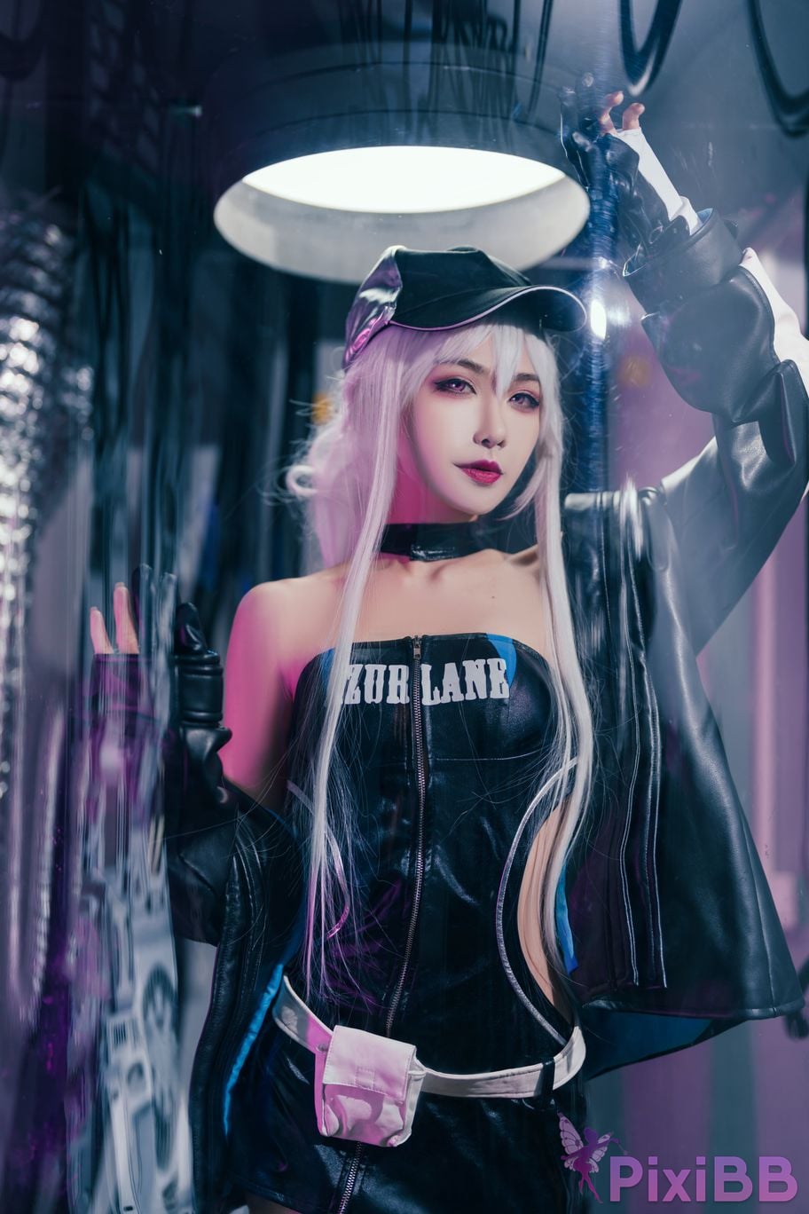Cosplay Yuanshaxi Meow Azur Blue Line Enterprise PixiBB.COM 013