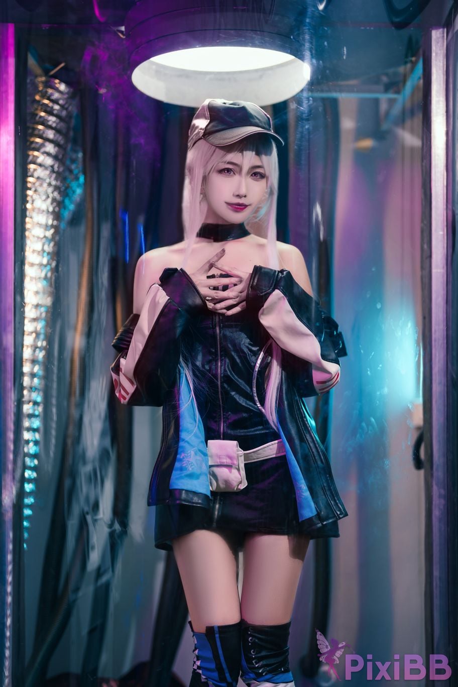 Cosplay Yuanshaxi Meow Azur Blue Line Enterprise PixiBB.COM 015
