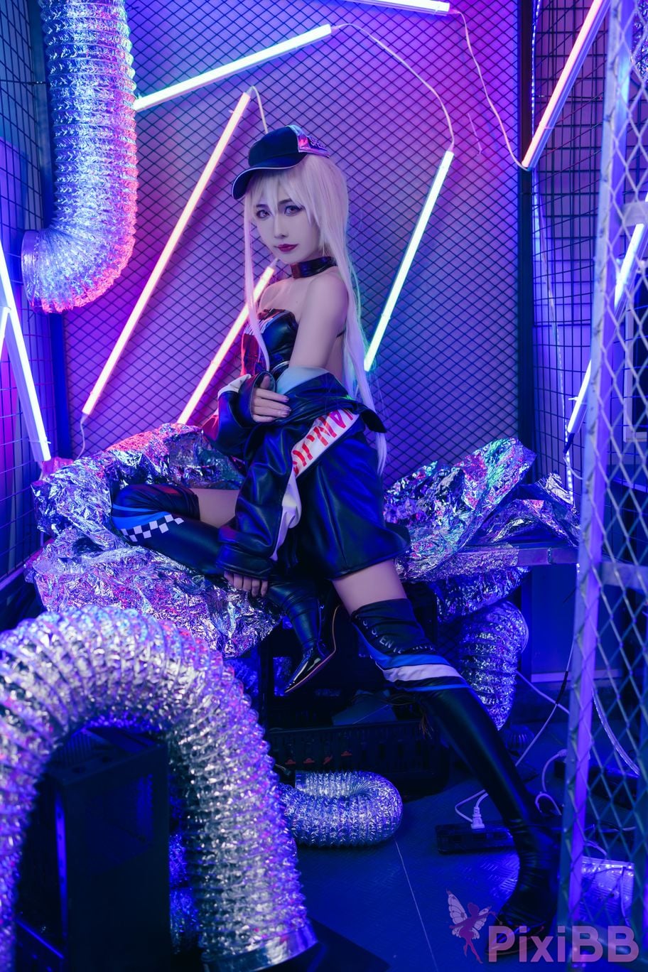 Cosplay Yuanshaxi Meow Azur Blue Line Enterprise PixiBB.COM 023