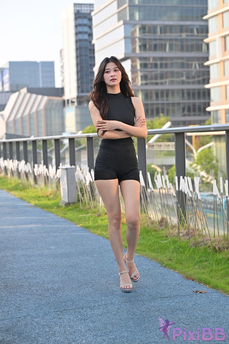 Featured Street Photography Works No.5965 One piece large backless tights PixiBB.COM 036
