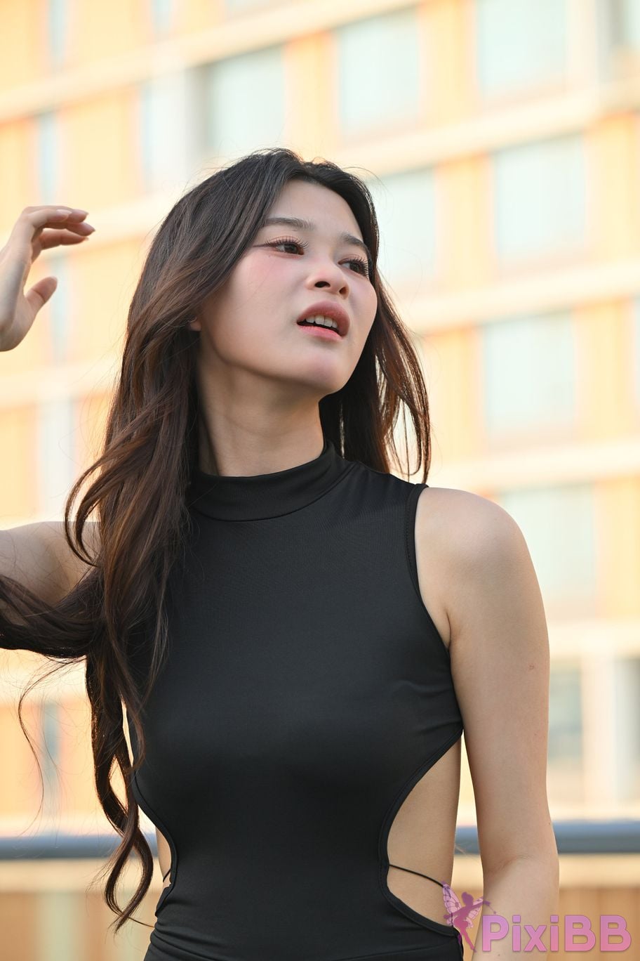 Featured Street Photography Works No.5965 One piece large backless tights PixiBB.COM 059