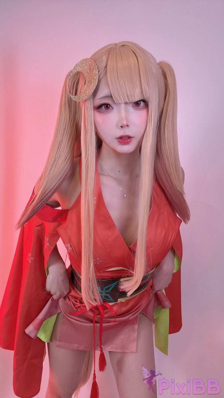 Cosplayer chuchu Nagomitei Kaguya chans puffer LIVE delivery PixiBB.COM 003.JPG
