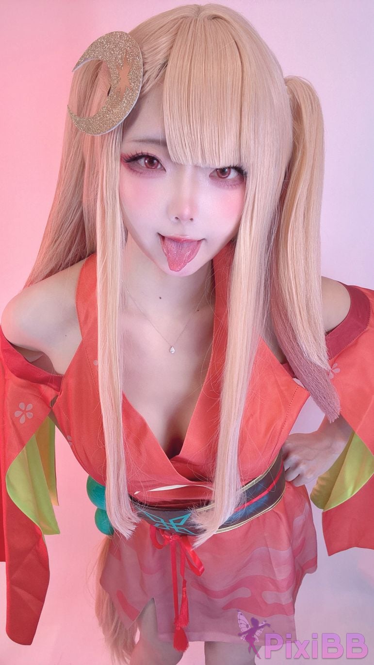 Cosplayer chuchu Nagomitei Kaguya chans puffer LIVE delivery PixiBB.COM 010.JPG