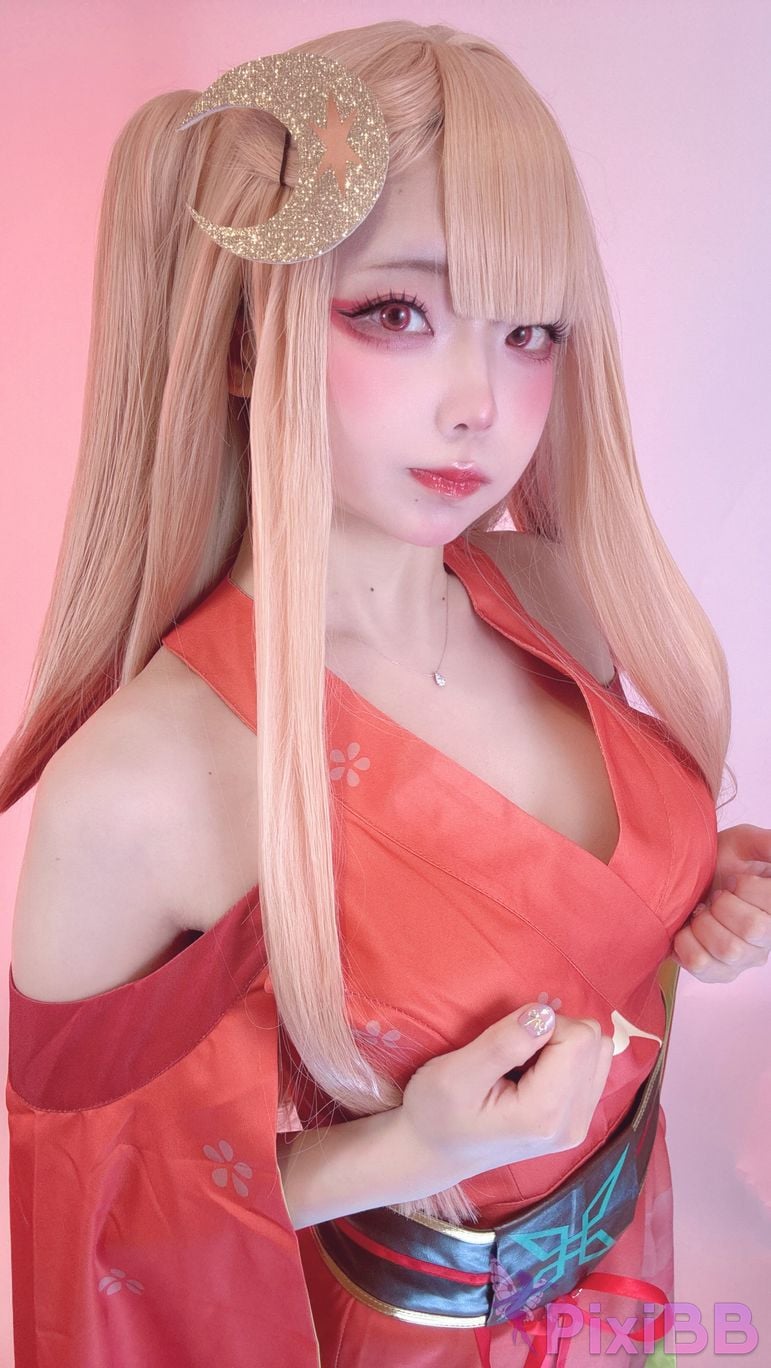 Cosplayer chuchu Nagomitei Kaguya chans puffer LIVE delivery PixiBB.COM 012.JPG