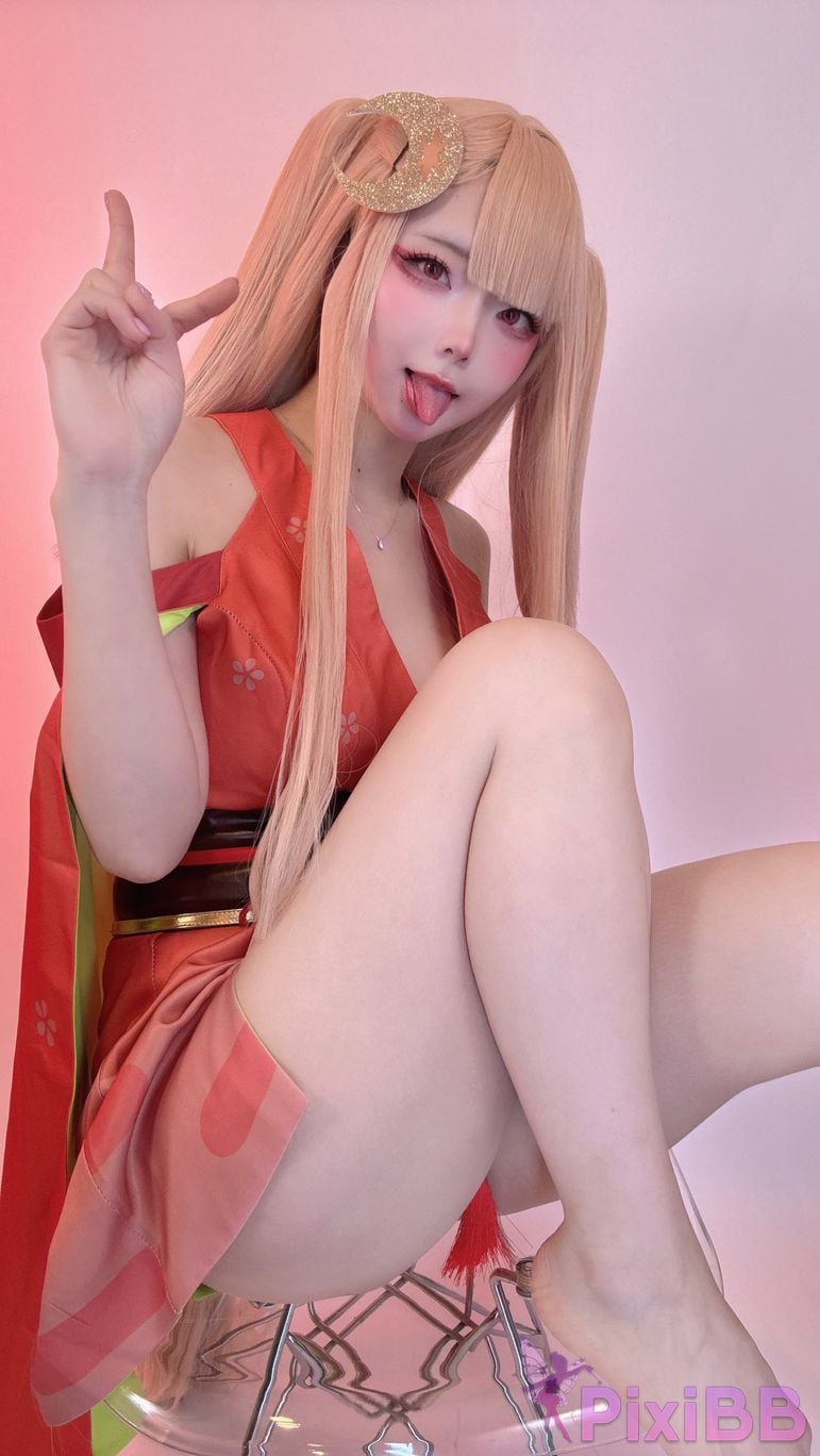 Cosplayer chuchu Nagomitei Kaguya chans puffer LIVE delivery PixiBB.COM 028.JPG