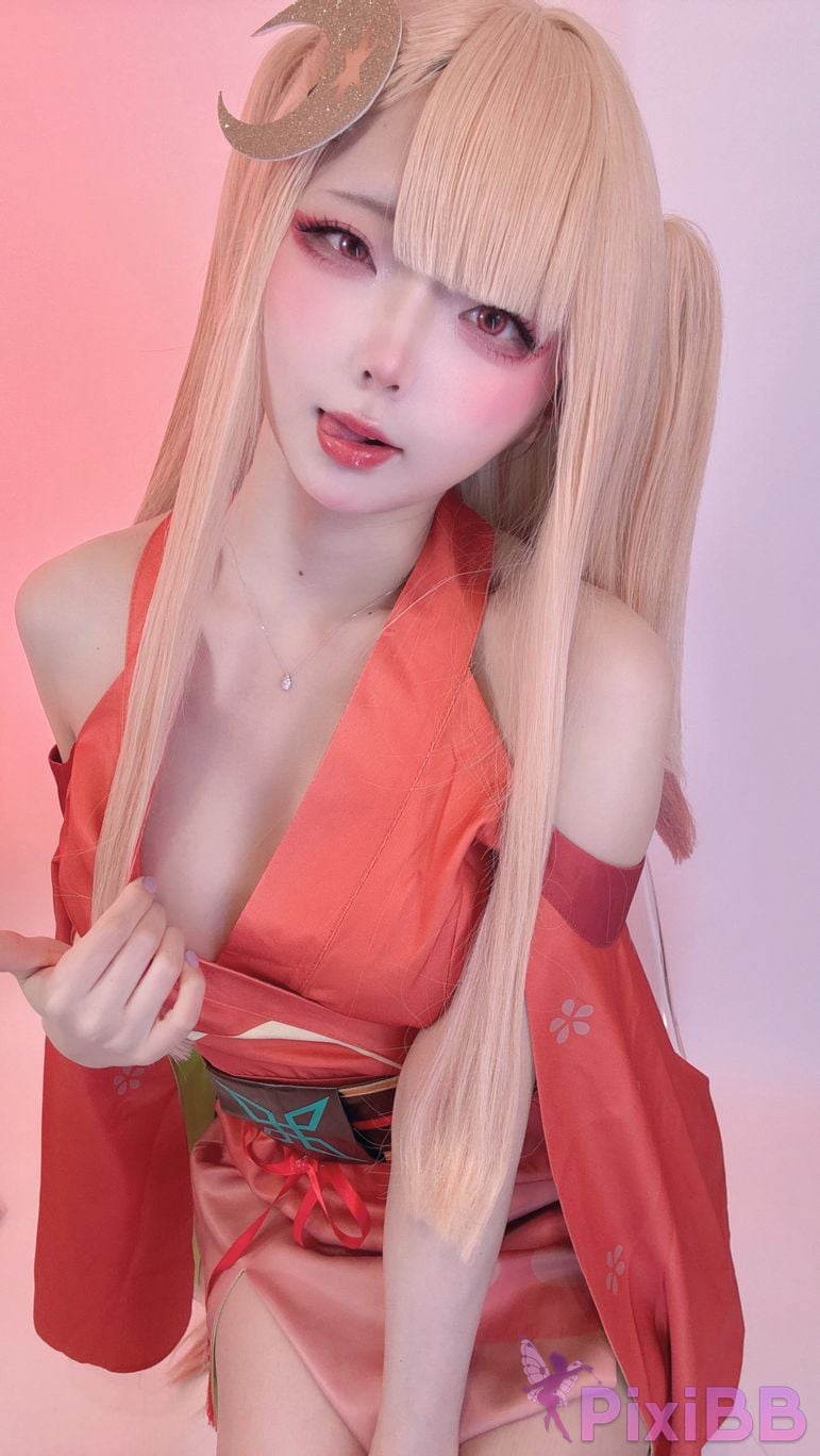 Cosplayer chuchu Nagomitei Kaguya chans puffer LIVE delivery PixiBB.COM 035.JPG