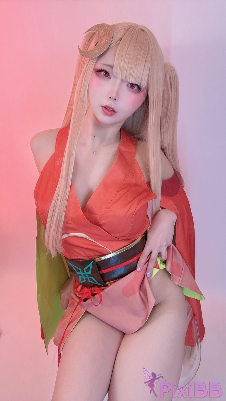 Cosplayer chuchu Nagomitei Kaguya chans puffer LIVE delivery PixiBB.COM 040.JPG