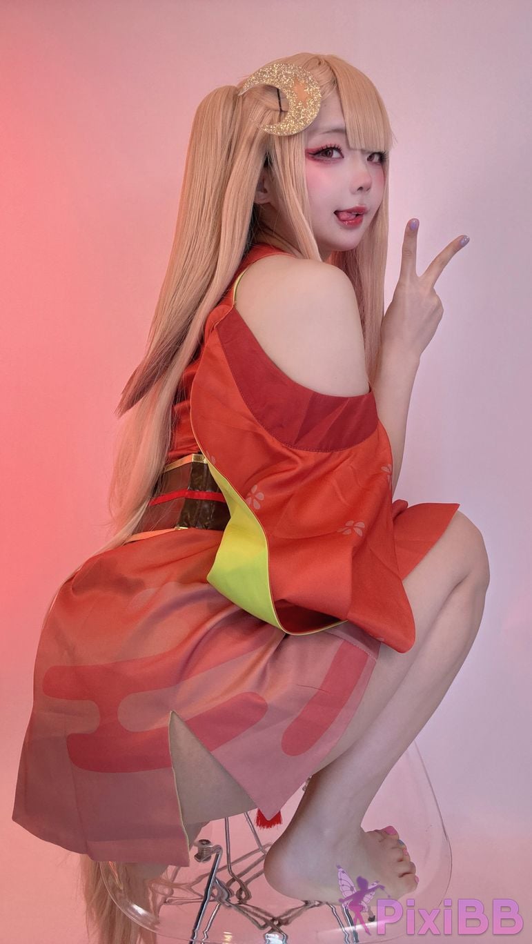 Cosplayer chuchu Nagomitei Kaguya chans puffer LIVE delivery PixiBB.COM 042.JPG