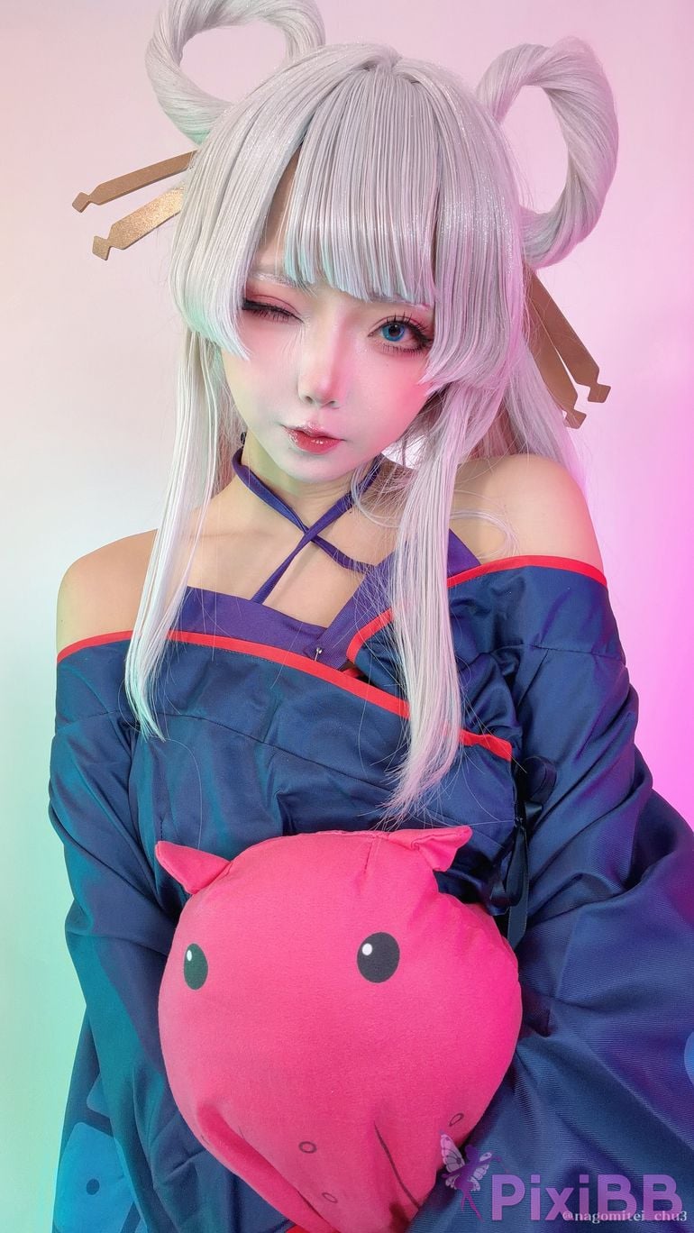 Cosplayer chuchu Nagomitei Kaguya chans puffer LIVE delivery PixiBB.COM 105.JPG