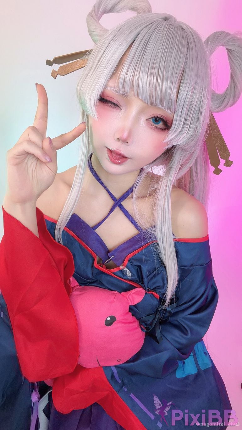 Cosplayer chuchu Nagomitei Kaguya chans puffer LIVE delivery PixiBB.COM 113.JPG