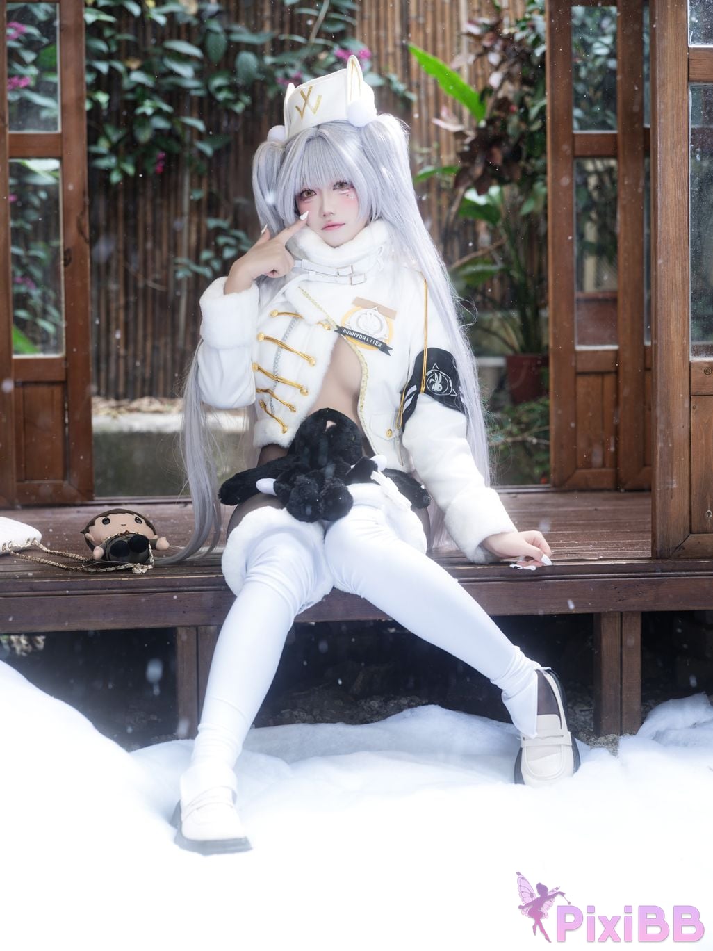 Cosplayer Falling Star Great Cleverness Blanc white rabbit lucky express PixiBB.COM 030
