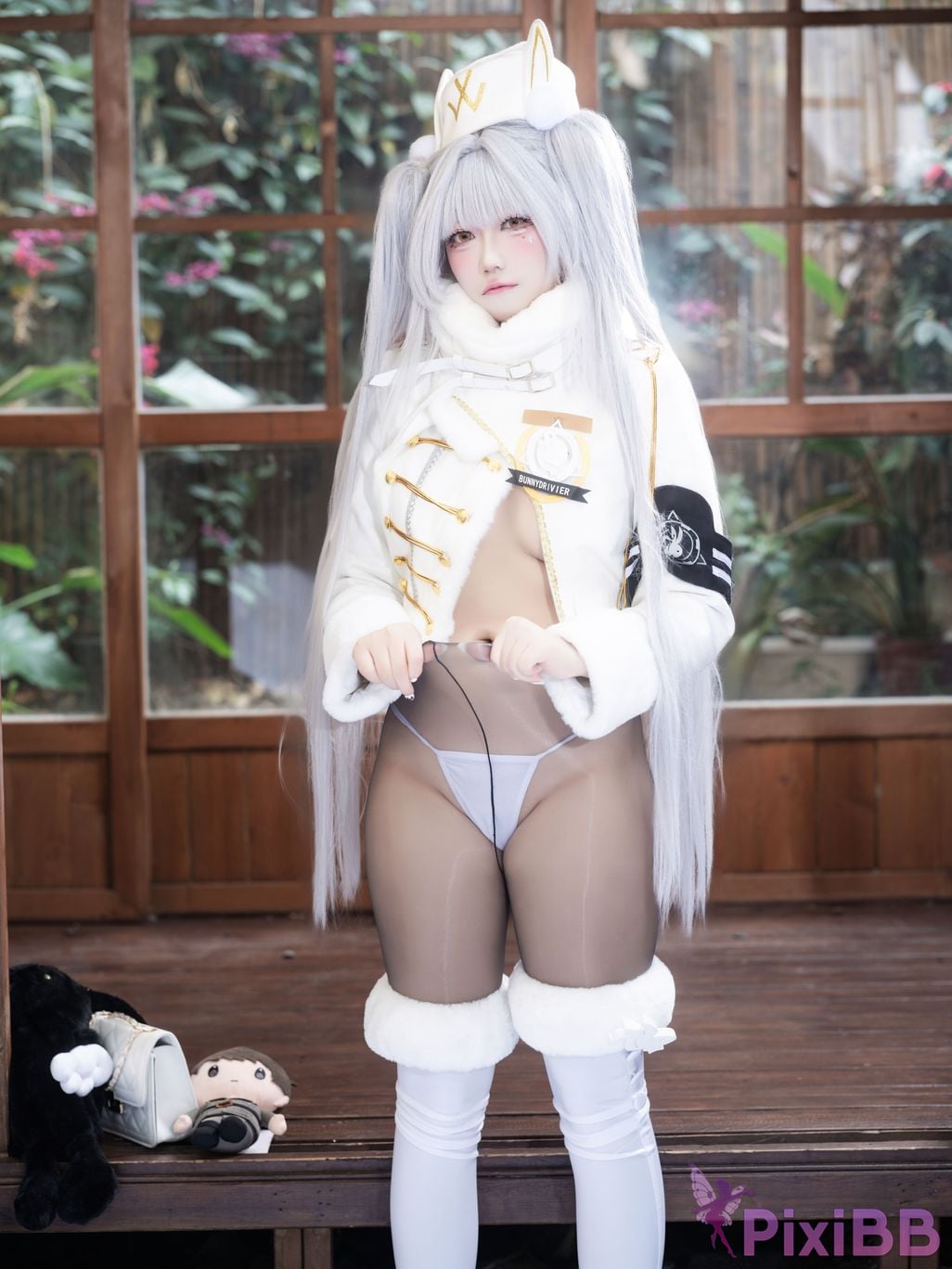 Cosplayer Falling Star Great Cleverness Blanc white rabbit lucky express PixiBB.COM 094