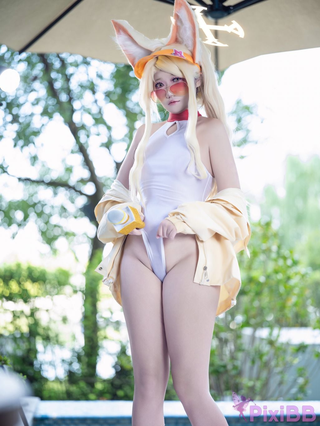 Cosplayer Falling Star Great Cleverness Yurizono Seia Swimsuit version March 2026 PixiBB.COM 019