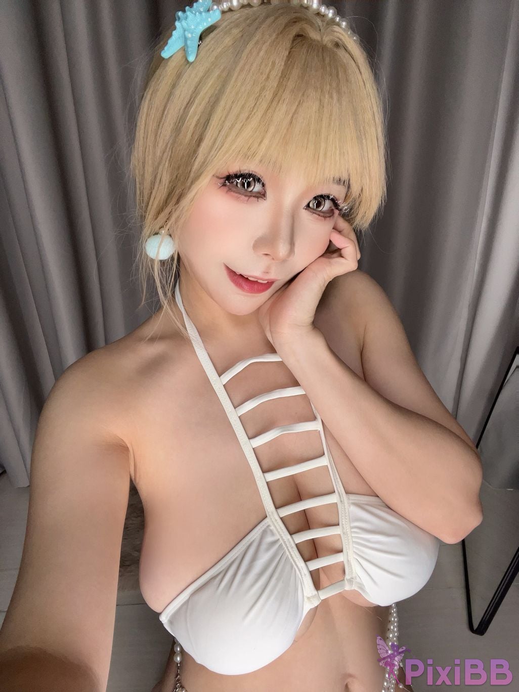 Cosplayer Faceless little angel wy 2026 Year 04 Monthly swimsuit collection spree PixiBB.COM 138