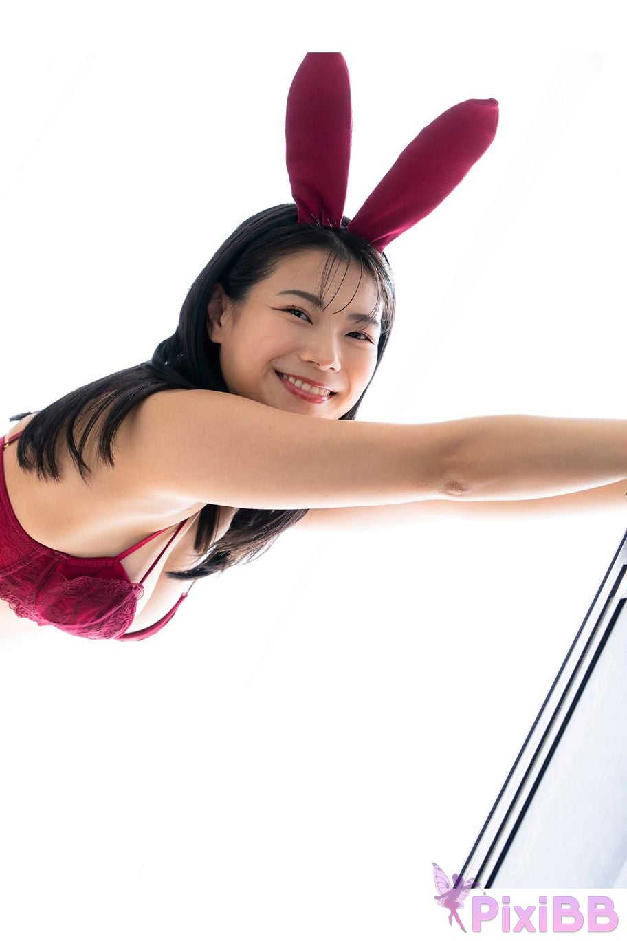 Japanese Idol Toki chan Tano Yu Field worries So erotic W bunny First part PixiBB.COM 046