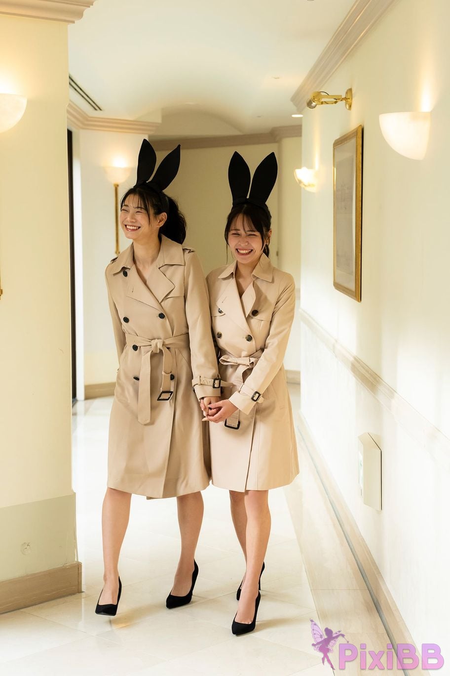 Japanese Idol Toki chan Tano Yu Field worries So erotic W bunny First part PixiBB.COM 049