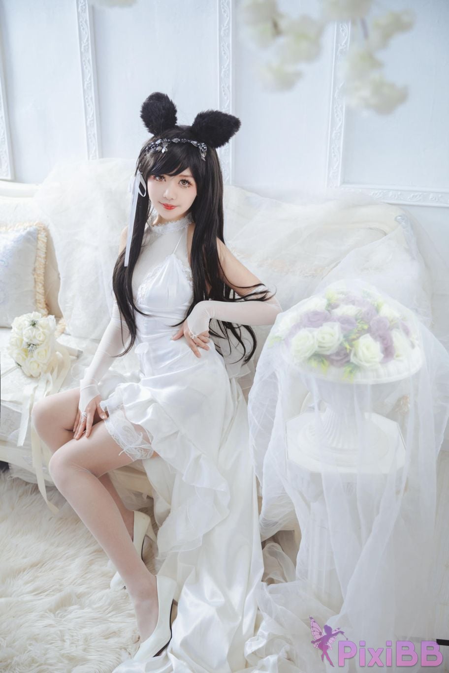 Cosplayer Minamoto Saki meow love bride PixiBB.COM 002