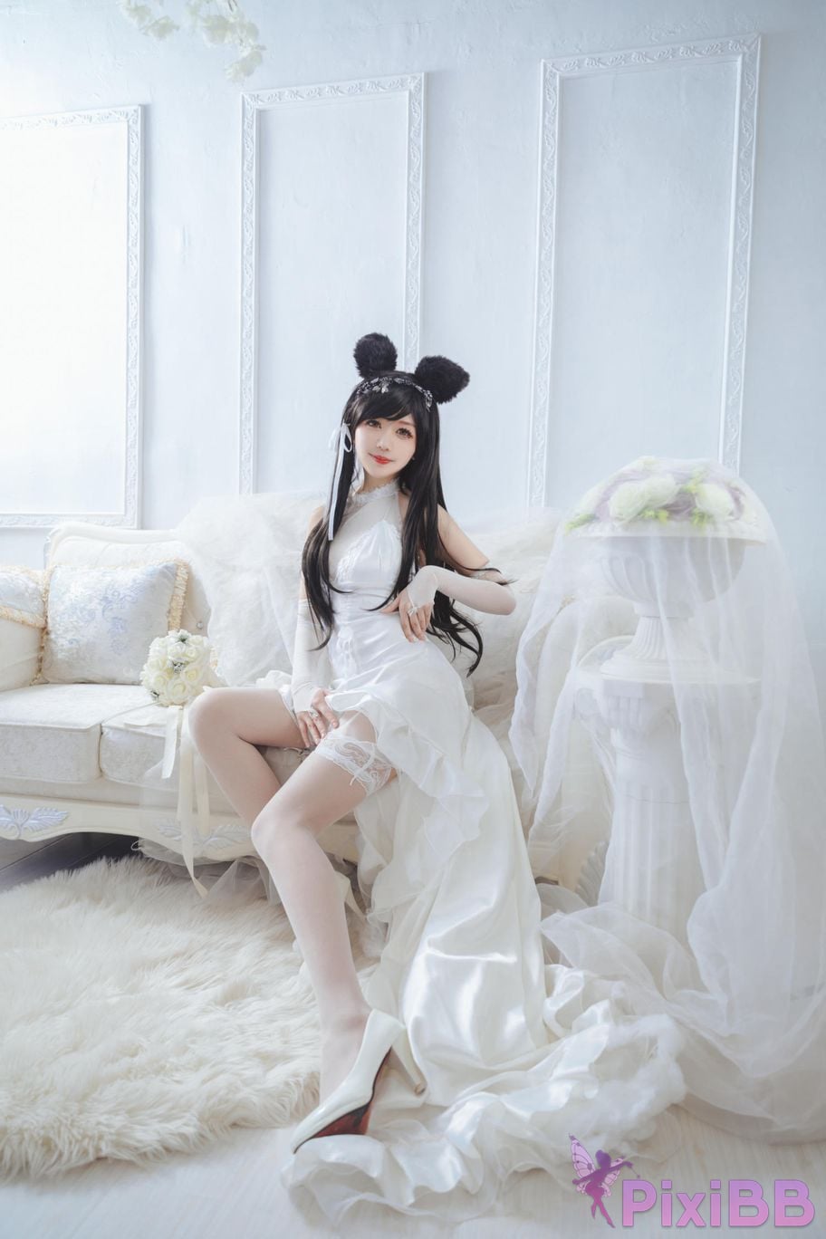 Cosplayer Minamoto Saki meow love bride PixiBB.COM 003