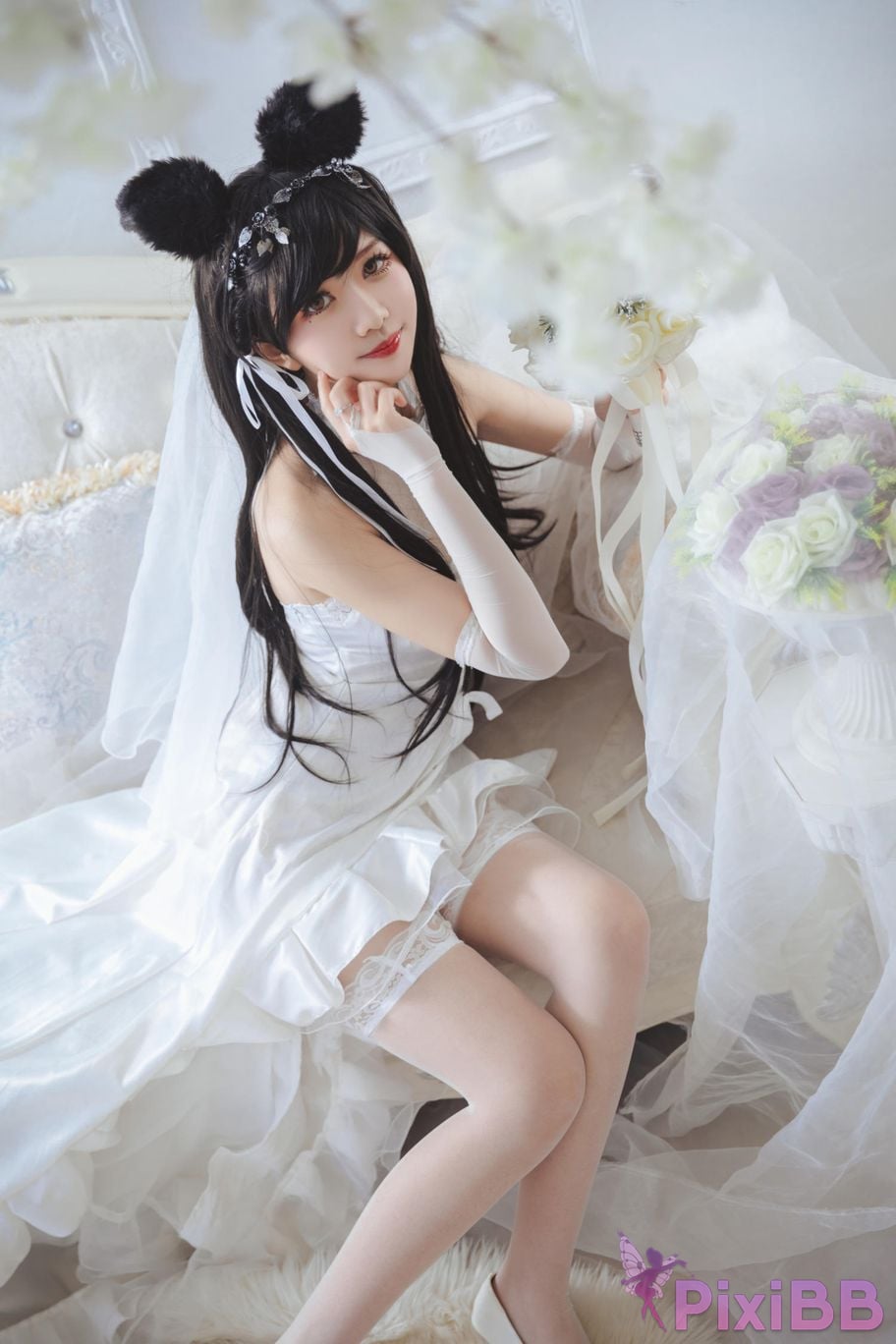 Cosplayer Minamoto Saki meow love bride PixiBB.COM 004