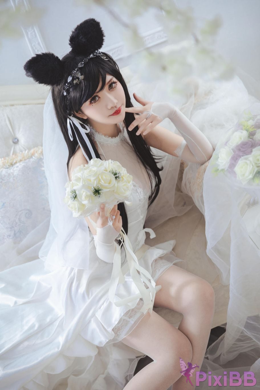 Cosplayer Minamoto Saki meow love bride PixiBB.COM 005