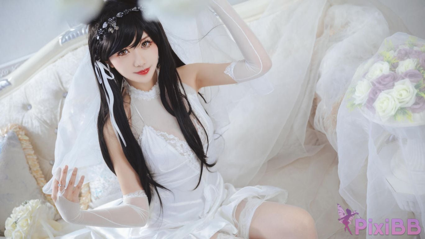 Cosplayer Minamoto Saki meow love bride PixiBB.COM 007