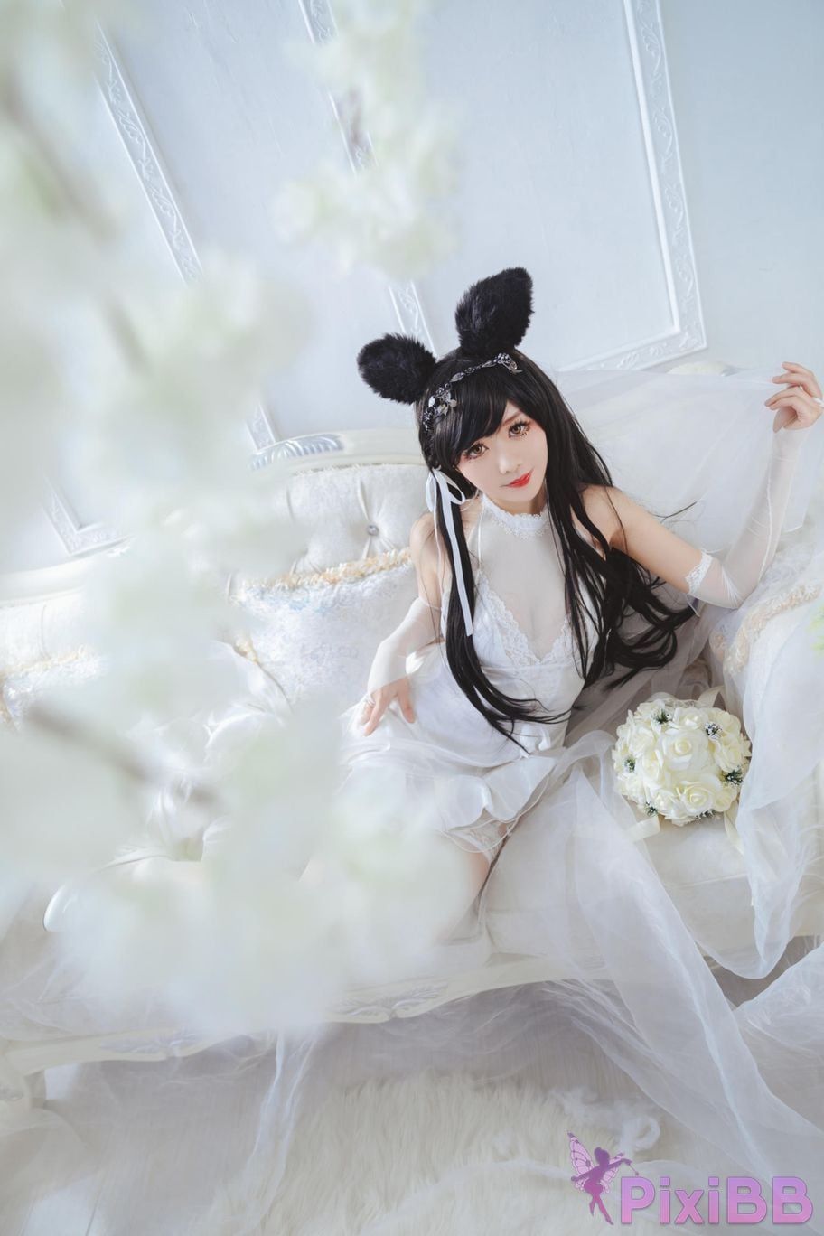 Cosplayer Minamoto Saki meow love bride PixiBB.COM 010