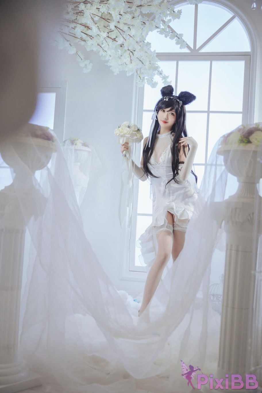 Cosplayer Minamoto Saki meow love bride PixiBB.COM 021