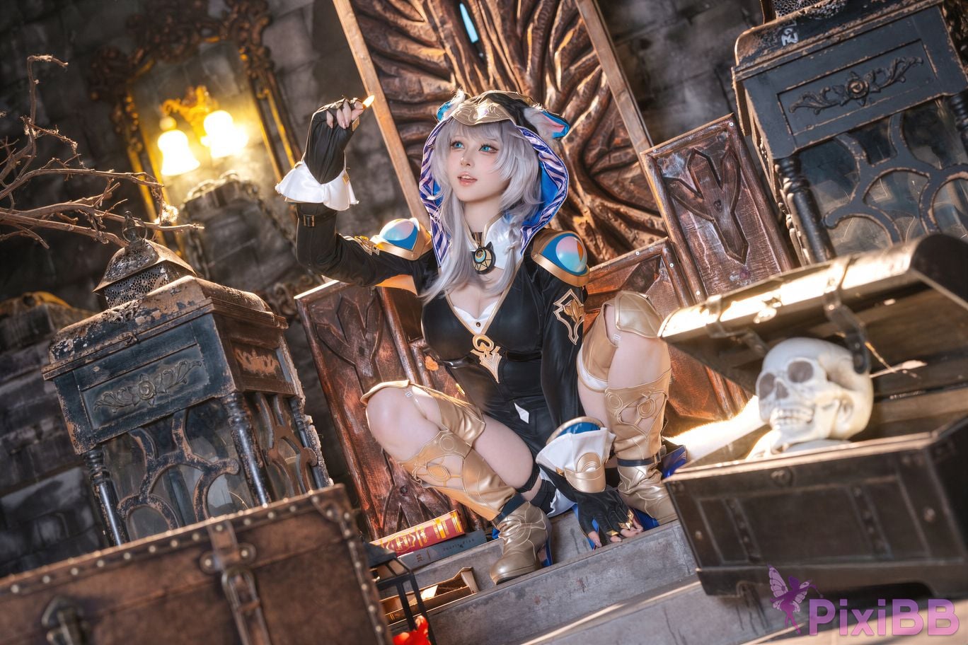 Cosplayer Island fish Collapse Star Dome Railway safir PixiBB.COM 002
