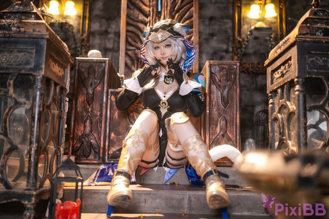 Cosplayer Island fish Collapse Star Dome Railway safir PixiBB.COM 027
