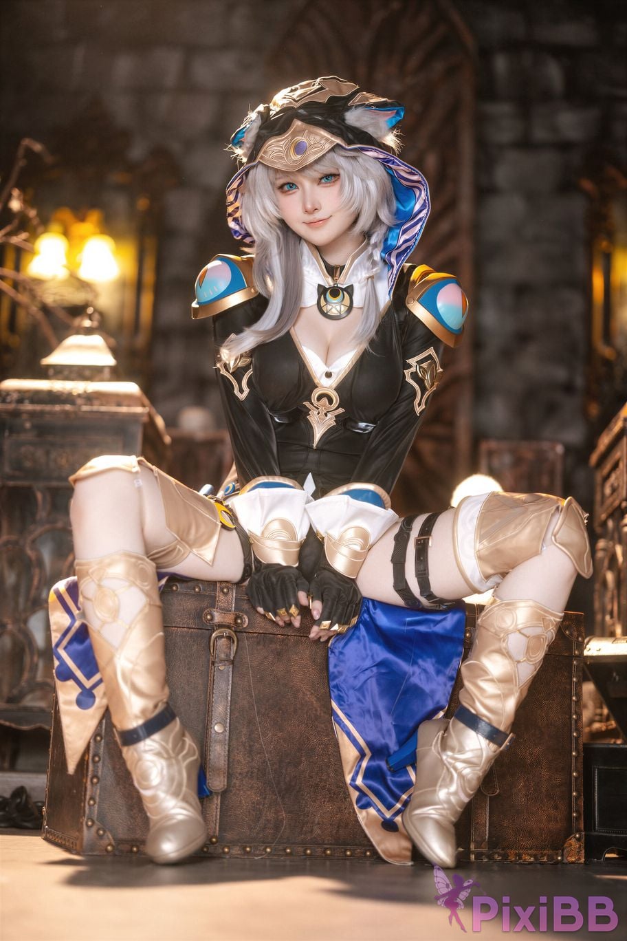 Cosplayer Island fish Collapse Star Dome Railway safir PixiBB.COM 035