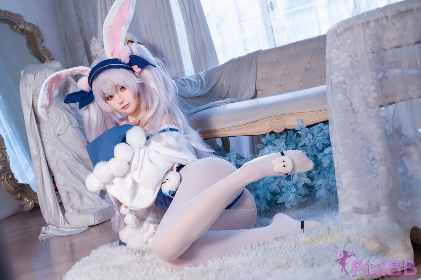 Cosplayer Sakurai Nene azur lane Lafite rabbit modification PixiBB.COM 002
