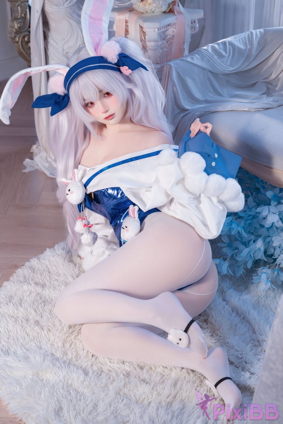 Cosplayer Sakurai Nene azur lane Lafite rabbit modification PixiBB.COM 003