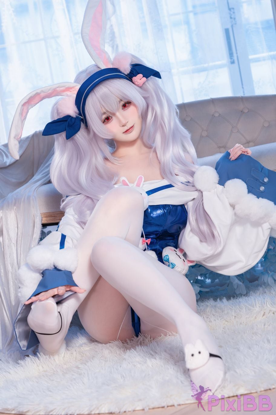 Cosplayer Sakurai Nene azur lane Lafite rabbit modification PixiBB.COM 007