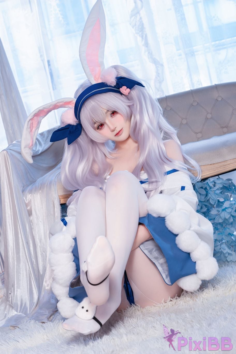 Cosplayer Sakurai Nene azur lane Lafite rabbit modification PixiBB.COM 008